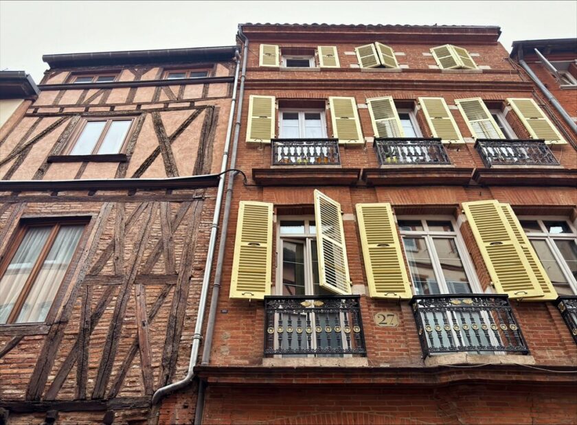 Medieval buildings in Toulouse