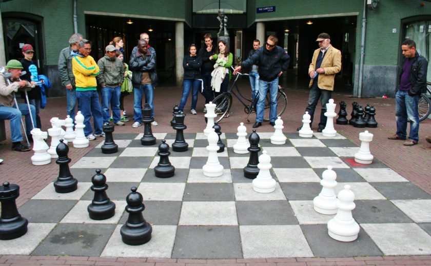 Chess Square Amsterdam Chess square in Amsterdam