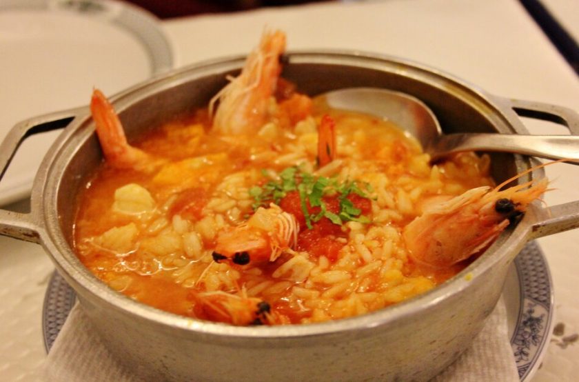 Portuguese seafood dish