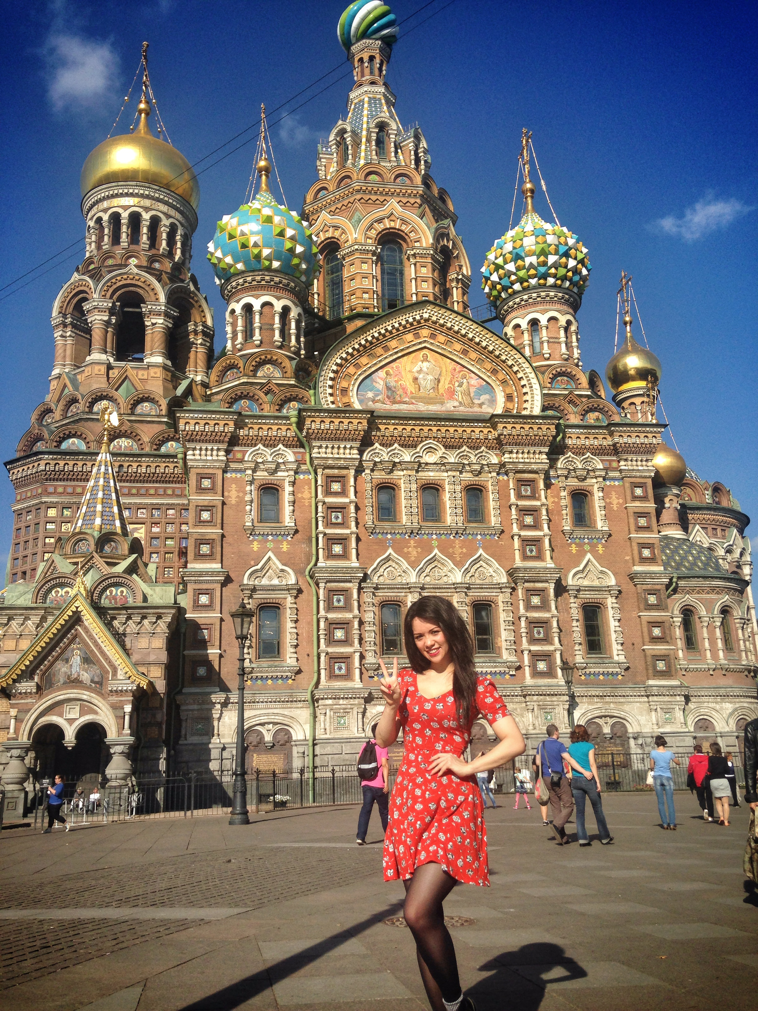 Экскурсовод в Казанском соборе Ирина