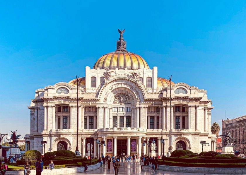 Exterior of Palacio de Bellas Artes