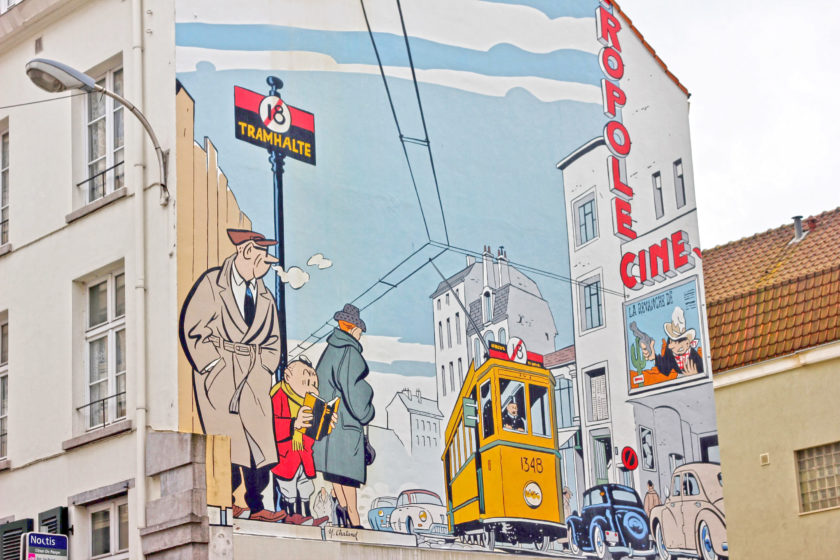 street-art-comic-mural-brussels | The Culture Map