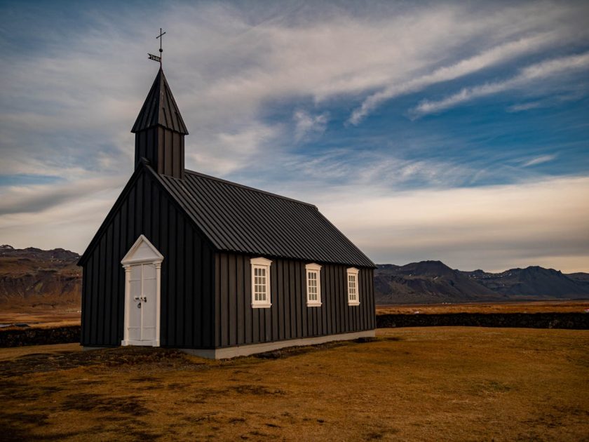 Black church in Iceland