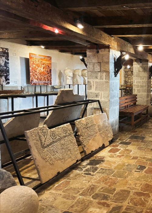 Inside Rozafa Castle Museum
