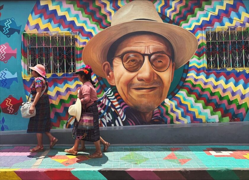 Street art in San Juan La Laguna, Lake Atitlan