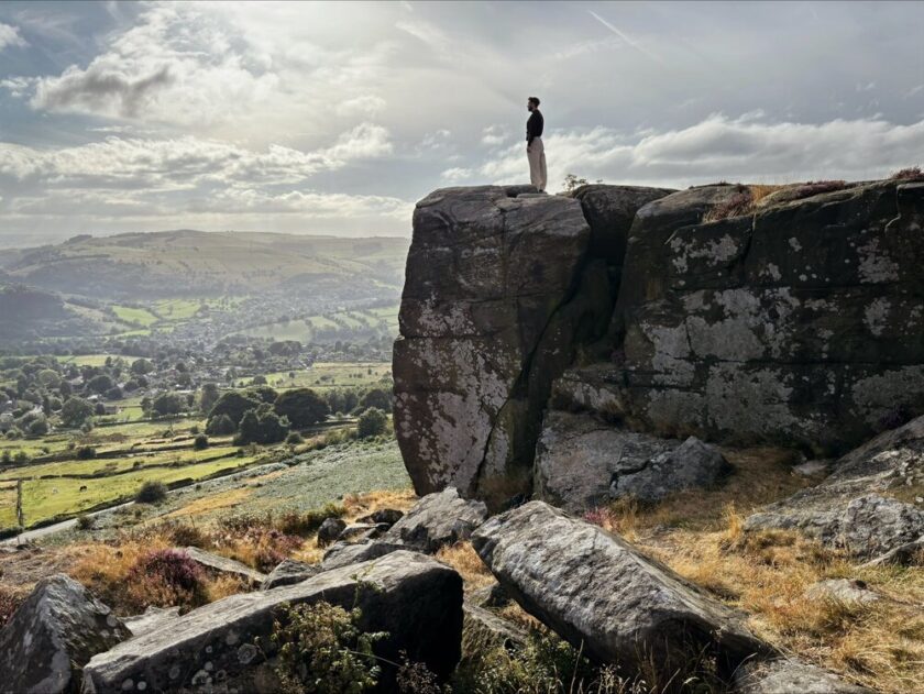 Curbar Edge in the Peak District