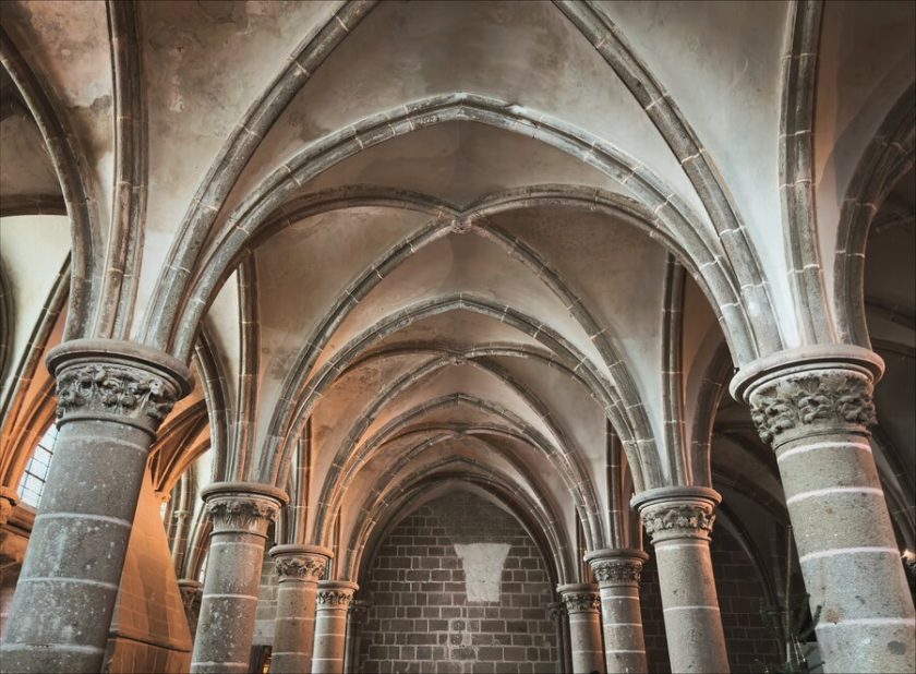 Ceiling of abbey