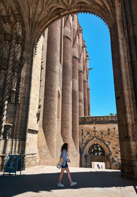 Exterior architecture Albi Cathedral