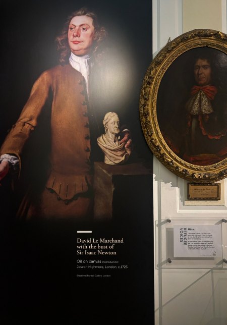 Display inside Huguenot Museum