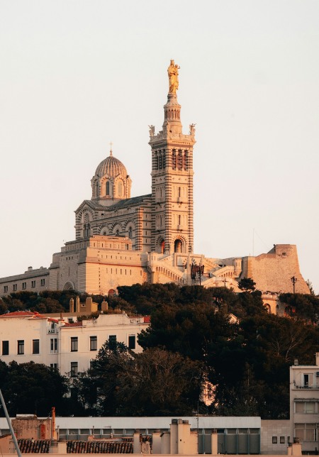 Marseille skyline - basilica