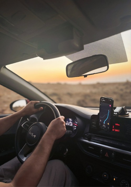 Driving from Amman to Dana in Jordan