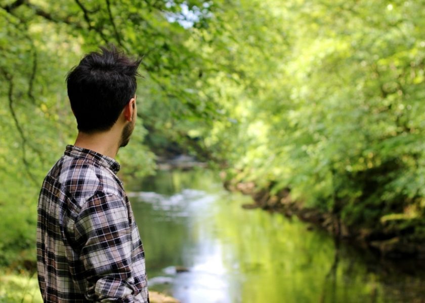 Beautiful nature at Bolton Abbey in North Yorkshire