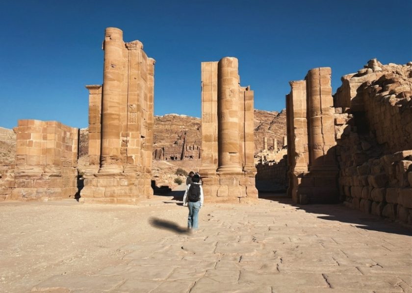Colonnaded Street in Petra