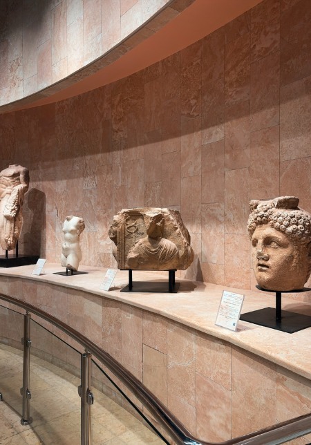 Inside the Petra Museum of Archaeology