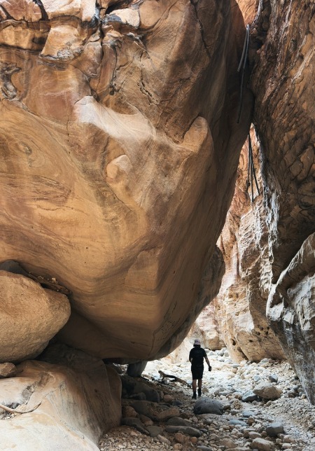 Geology in Dana, Jordan