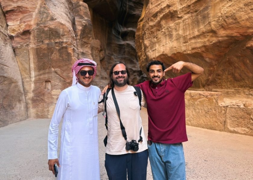Tourists with the Jordan Pass visiting Petra