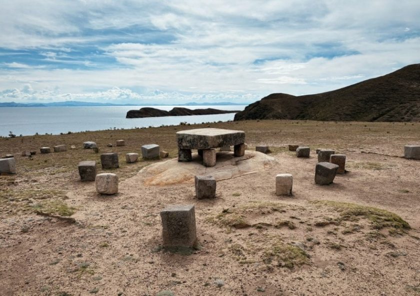 Inca ruins on Isla Del Sol