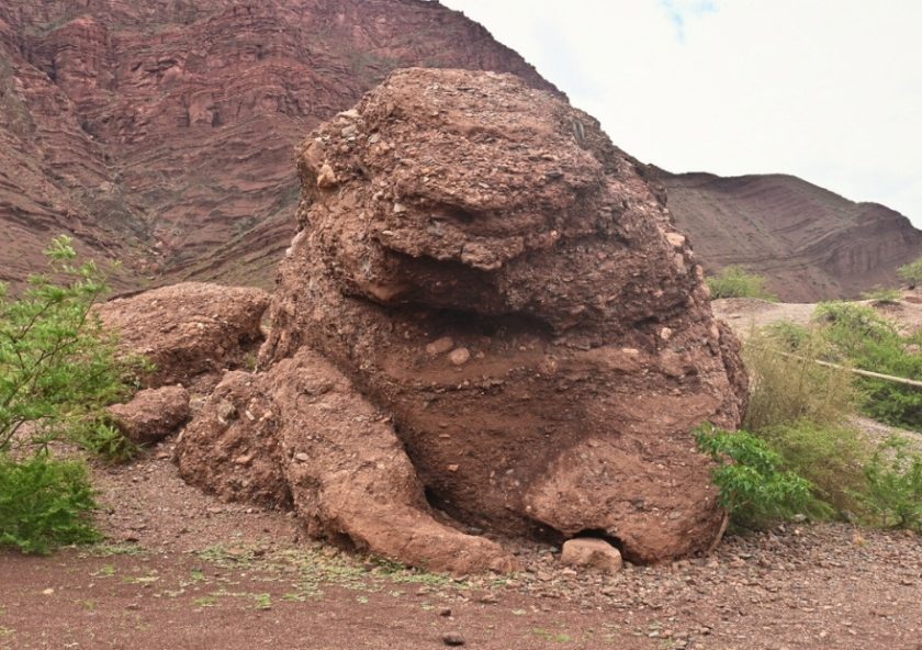 El Sapo rock formation - the toad
