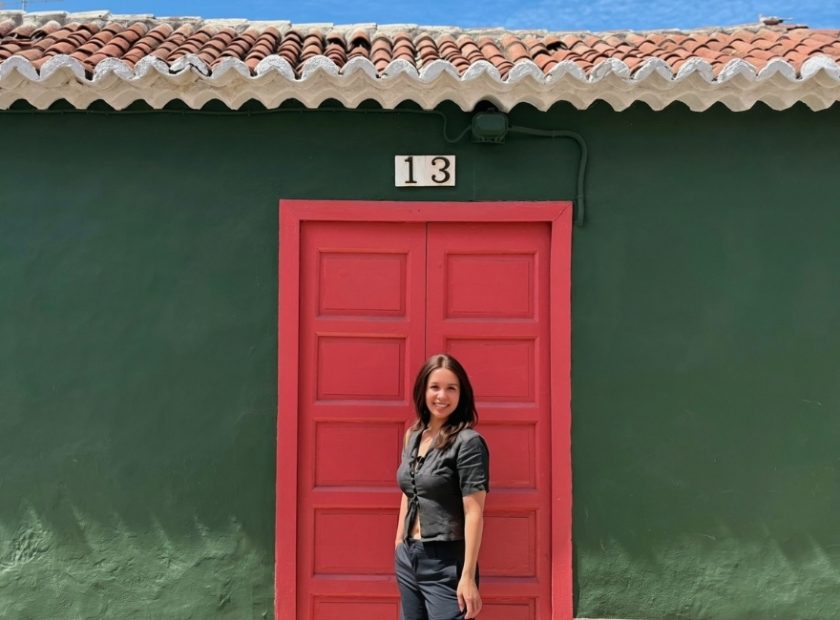 Colourful building in La Palma