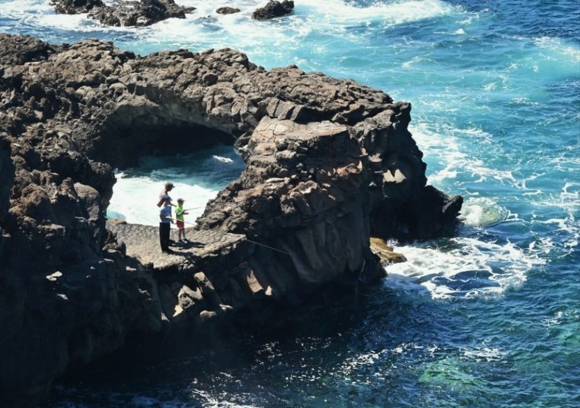 Volcanic rock - Landscape of La Palma island
