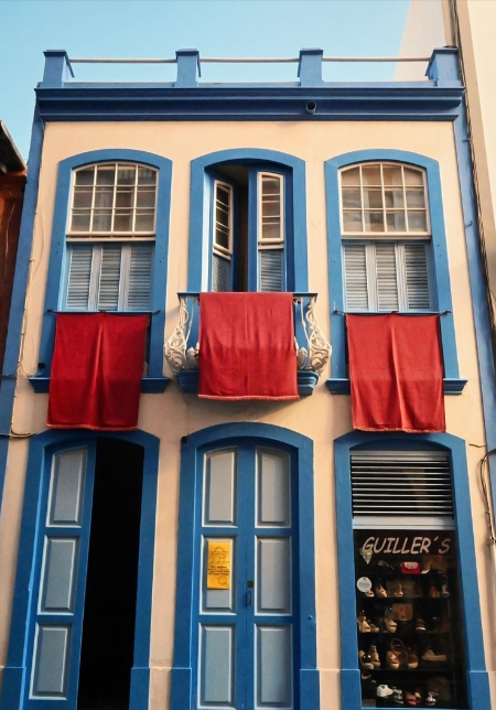 Traditional Spanish houses in Canary Islands