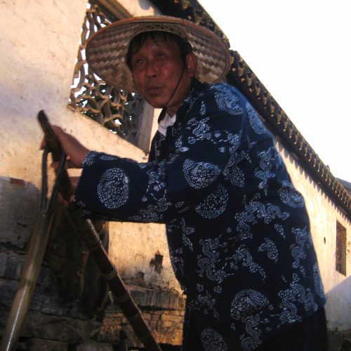On Suzhou Canal with Boatman