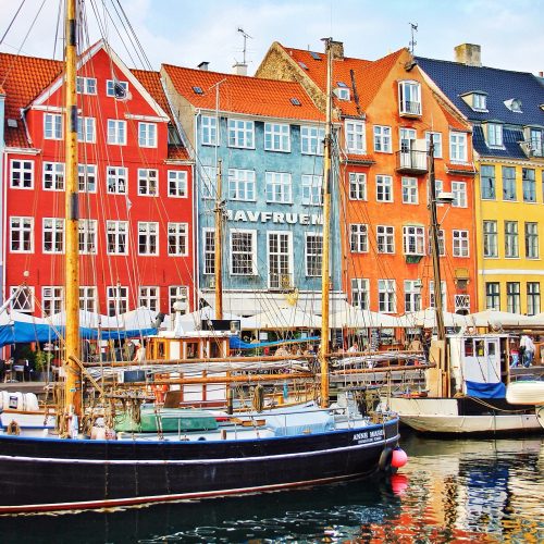 Colouful buildings, Copenhagen