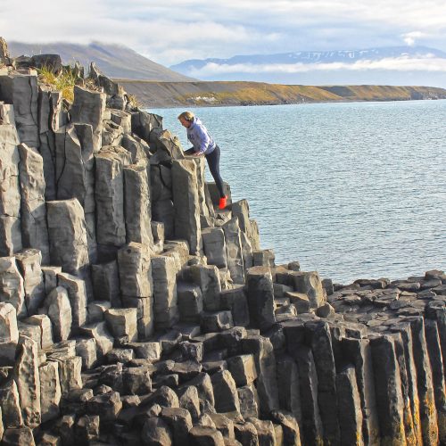 Basalt Columns at Hofsos, Iceland