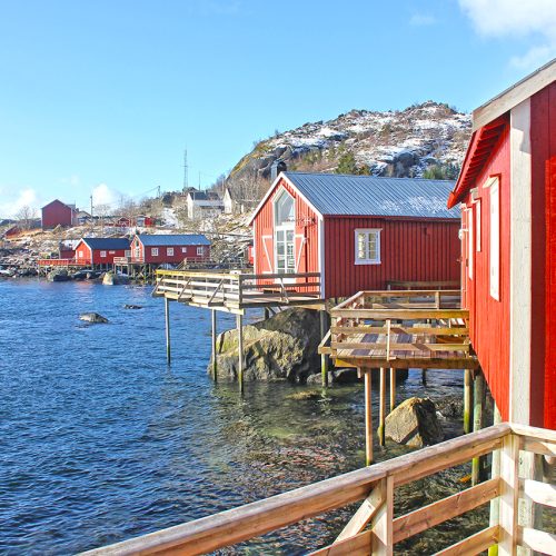 Nusfjord robuer in the Lofoten Islands - exploring the island's fishing villages