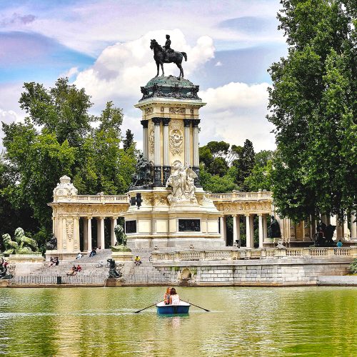 Things to do in Madrid - boat tide in Retiro Park