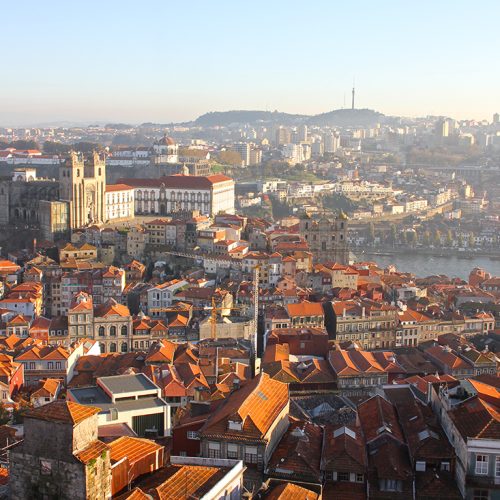 View of Porto from Torre dos Clerigos