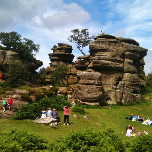 View of Brimham Rocks