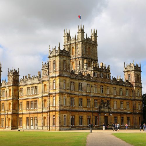 Highclere Castle downtown abbey - stately homes in Britain