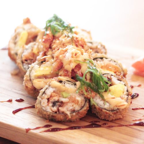 Eating Japanese food in Cartagena, Colombia - Masaki Sushi Wok