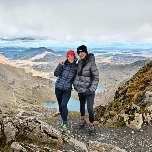 Summit of Mount Snowdon, Snowdonia, Wales