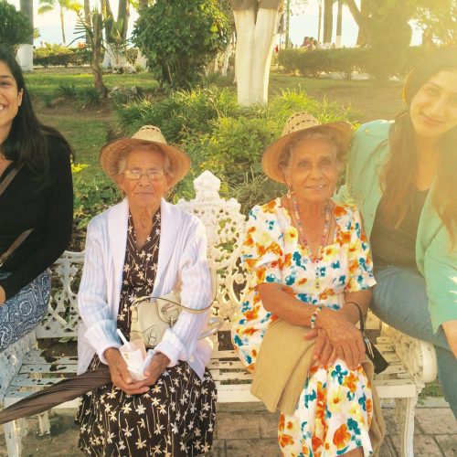 Being open to meeting new people whilst travelling