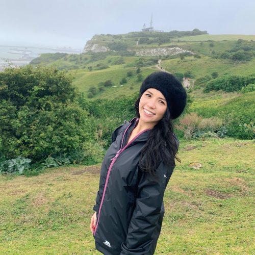 Walking from Dover to Deal in Kent, England